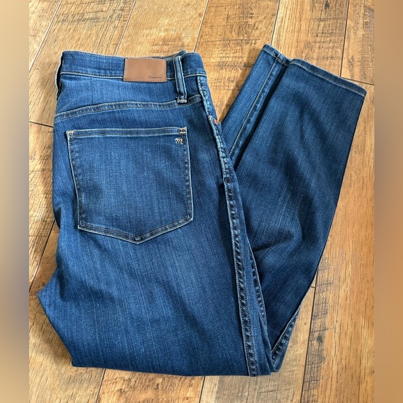 Madewell Denim - Madewell 10” High Rise Skinny Jeans Dark Wash Size 31P